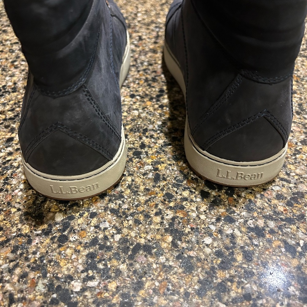 L.L. Bean Mens Dark Gray Mountainside TEK 2.5 Waterproof High-Top Boots, Size 9M - Picture 10 of 14